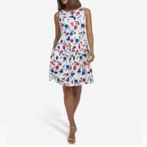 Andrew Marc Multicolor Floral Dress